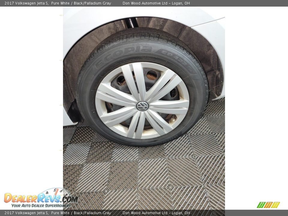 2017 Volkswagen Jetta S Pure White / Black/Palladium Gray Photo #30