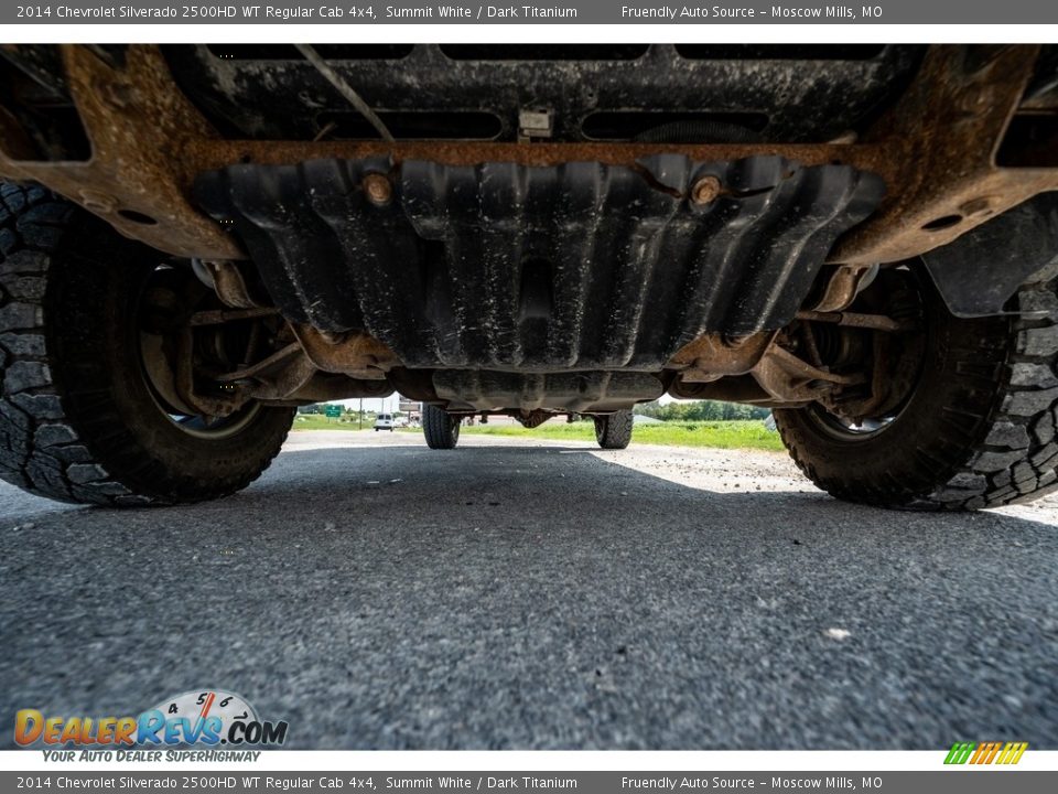 2014 Chevrolet Silverado 2500HD WT Regular Cab 4x4 Summit White / Dark Titanium Photo #10