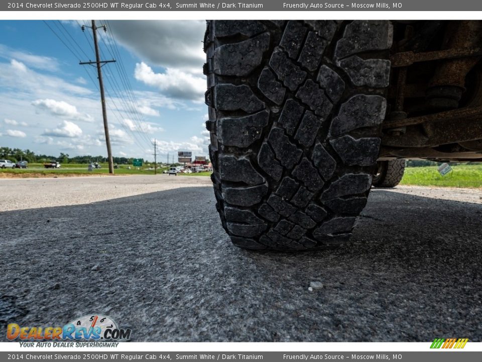 2014 Chevrolet Silverado 2500HD WT Regular Cab 4x4 Summit White / Dark Titanium Photo #11