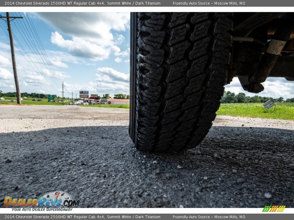 2014 Chevrolet Silverado 2500HD WT Regular Cab 4x4 Summit White / Dark Titanium Photo #12