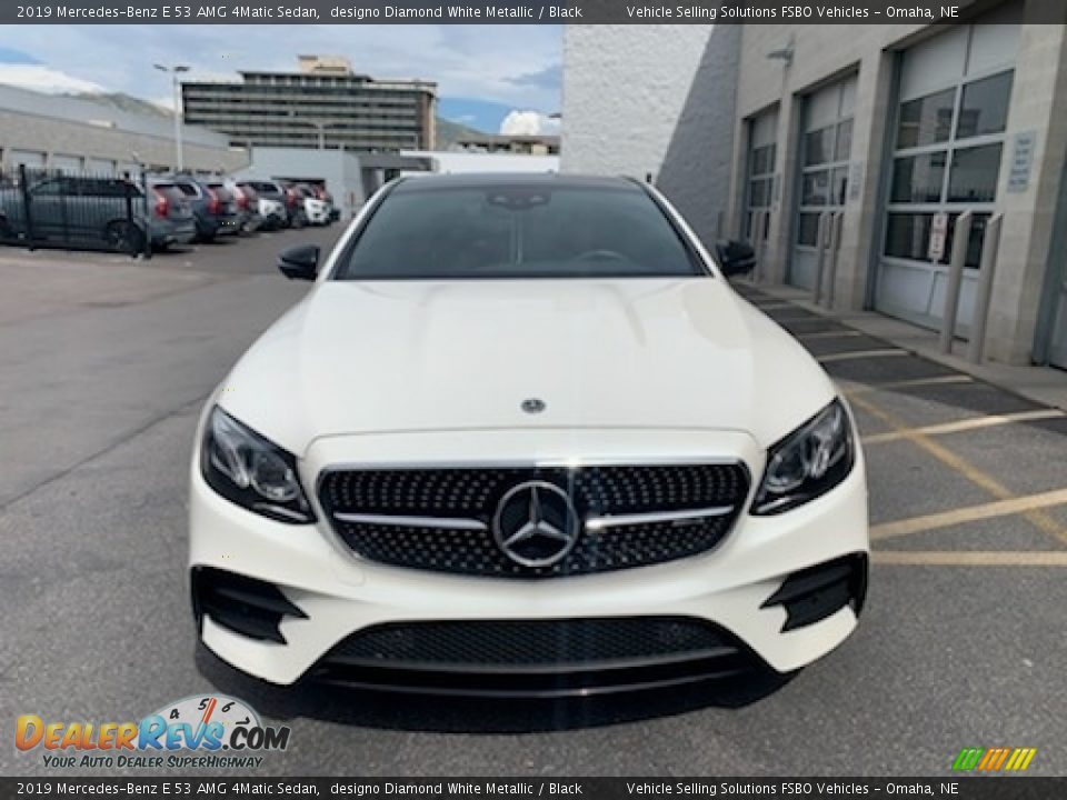 2019 Mercedes-Benz E 53 AMG 4Matic Sedan designo Diamond White Metallic / Black Photo #2