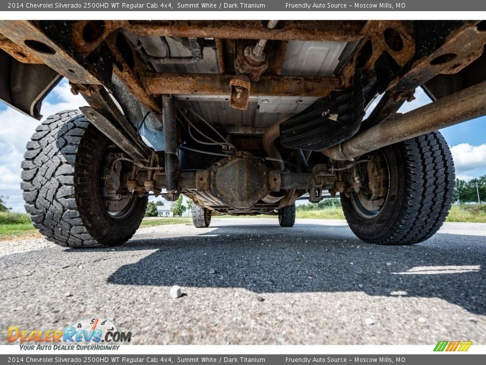 2014 Chevrolet Silverado 2500HD WT Regular Cab 4x4 Summit White / Dark Titanium Photo #13