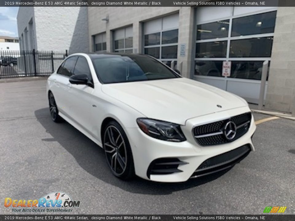 designo Diamond White Metallic 2019 Mercedes-Benz E 53 AMG 4Matic Sedan Photo #3