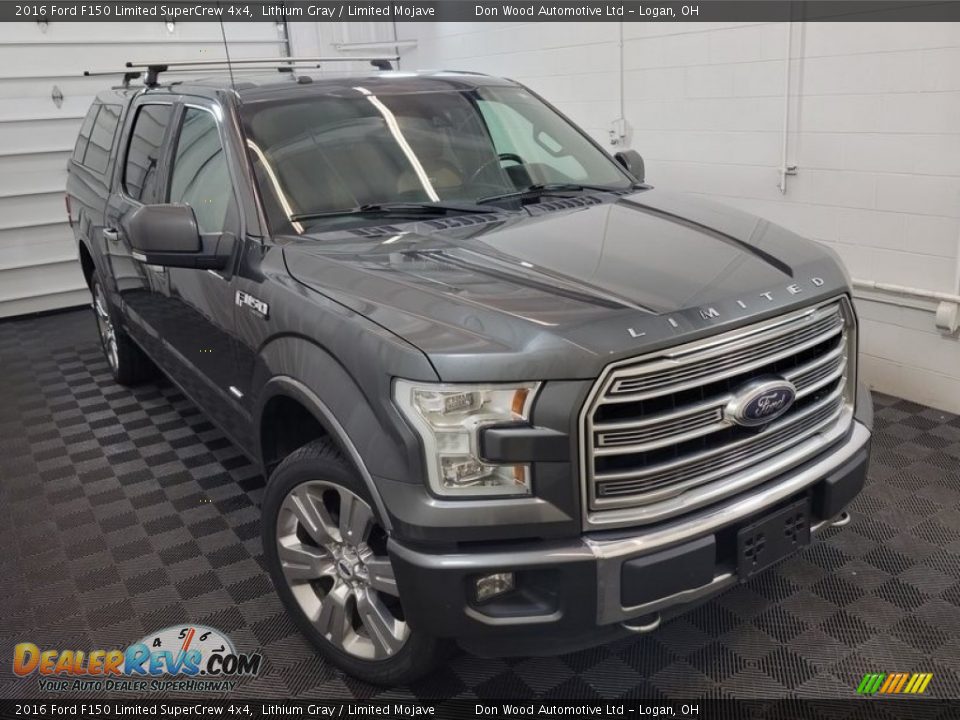 2016 Ford F150 Limited SuperCrew 4x4 Lithium Gray / Limited Mojave Photo #5