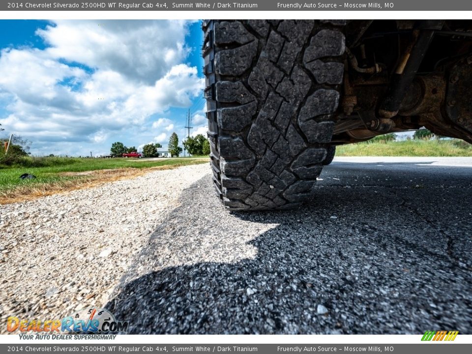 2014 Chevrolet Silverado 2500HD WT Regular Cab 4x4 Summit White / Dark Titanium Photo #15