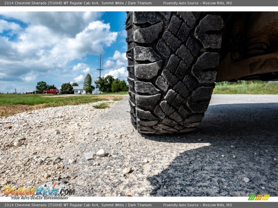 2014 Chevrolet Silverado 2500HD WT Regular Cab 4x4 Summit White / Dark Titanium Photo #16