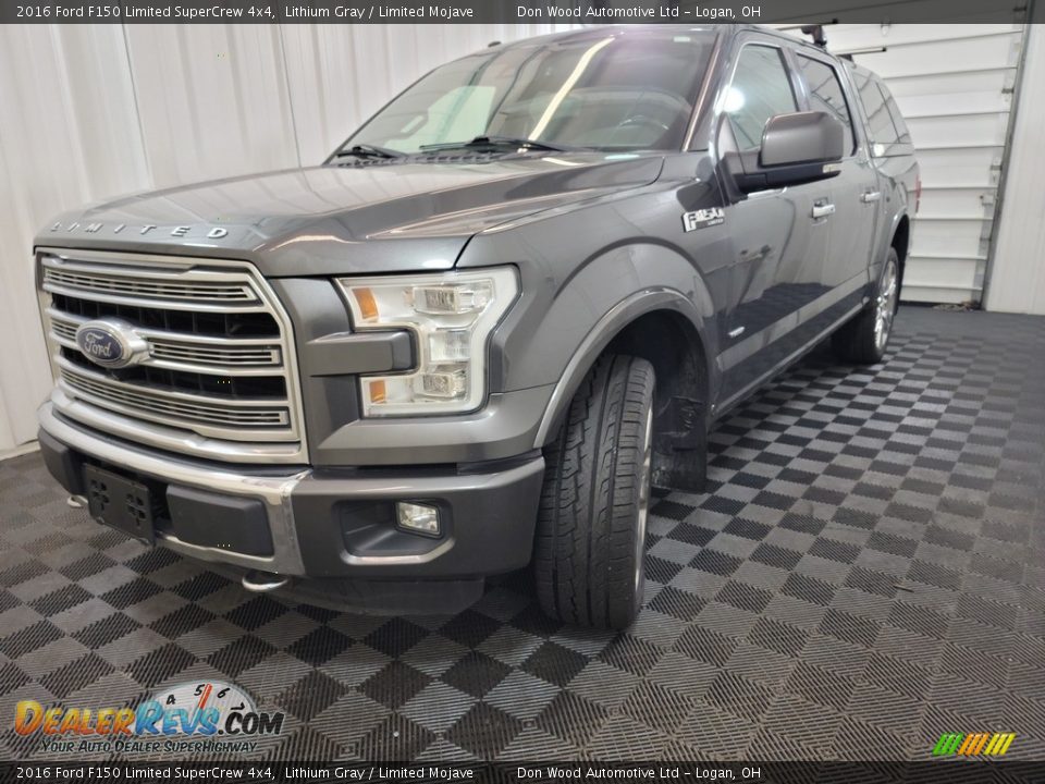 2016 Ford F150 Limited SuperCrew 4x4 Lithium Gray / Limited Mojave Photo #7