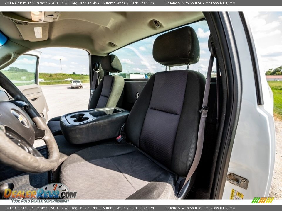 2014 Chevrolet Silverado 2500HD WT Regular Cab 4x4 Summit White / Dark Titanium Photo #17