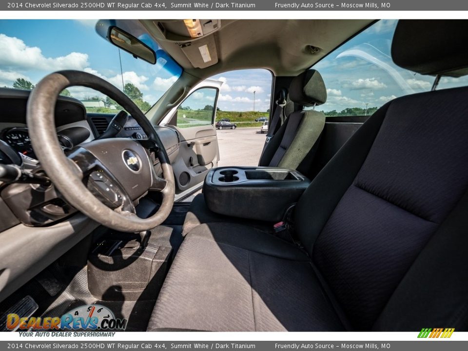 2014 Chevrolet Silverado 2500HD WT Regular Cab 4x4 Summit White / Dark Titanium Photo #18