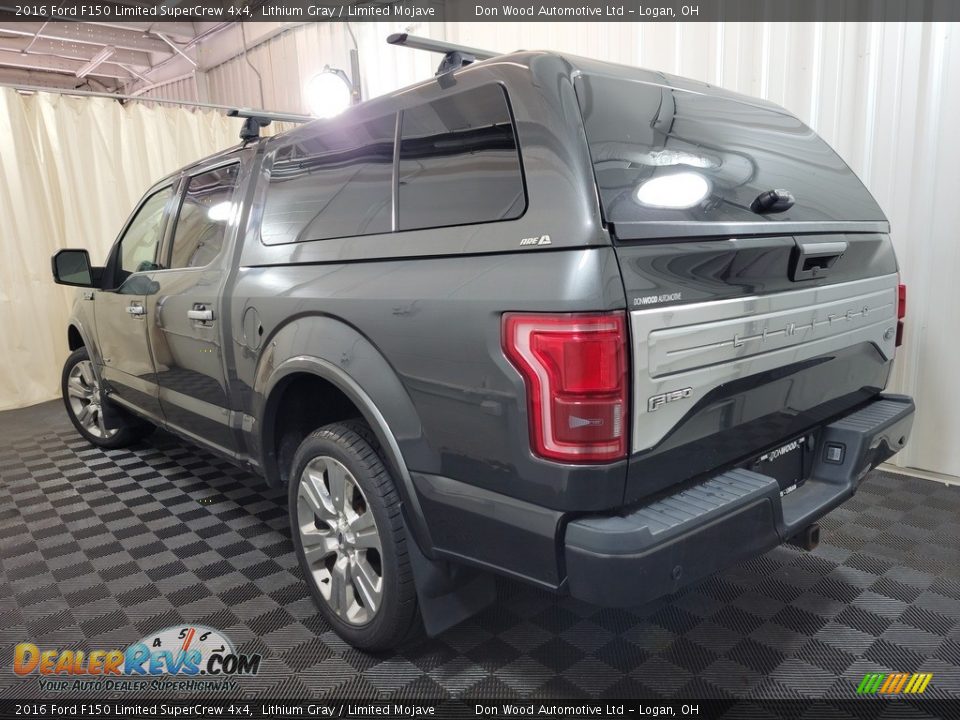 2016 Ford F150 Limited SuperCrew 4x4 Lithium Gray / Limited Mojave Photo #8