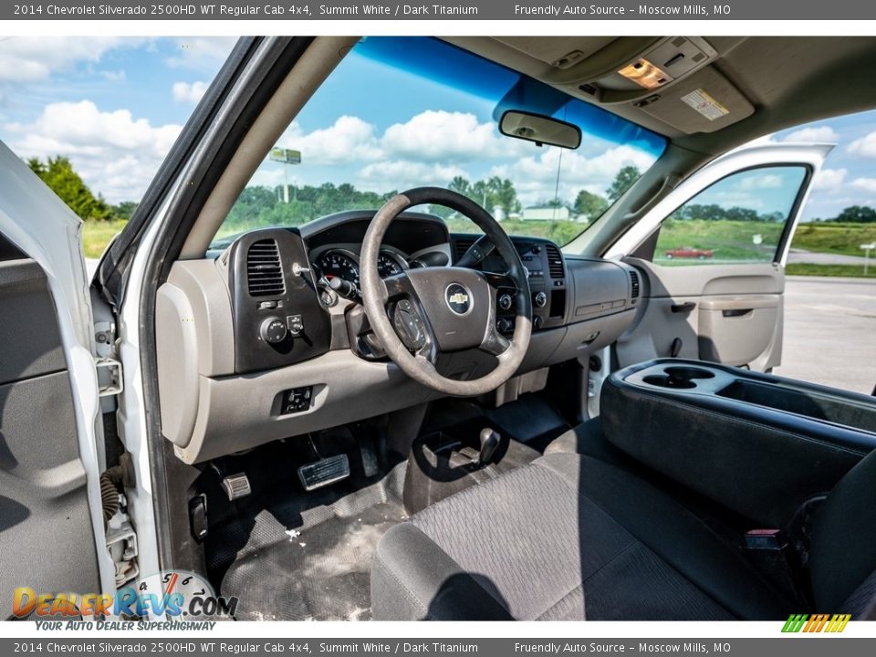 2014 Chevrolet Silverado 2500HD WT Regular Cab 4x4 Summit White / Dark Titanium Photo #19