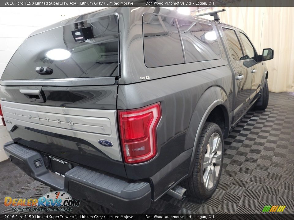 2016 Ford F150 Limited SuperCrew 4x4 Lithium Gray / Limited Mojave Photo #9
