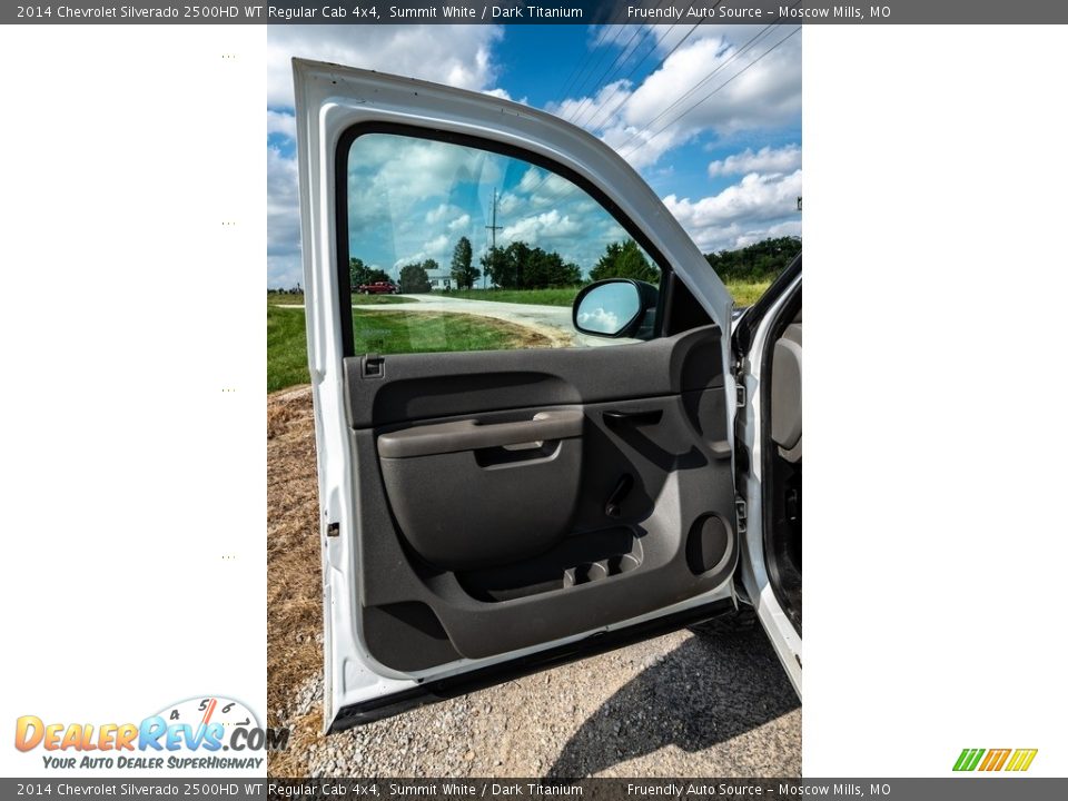 2014 Chevrolet Silverado 2500HD WT Regular Cab 4x4 Summit White / Dark Titanium Photo #20