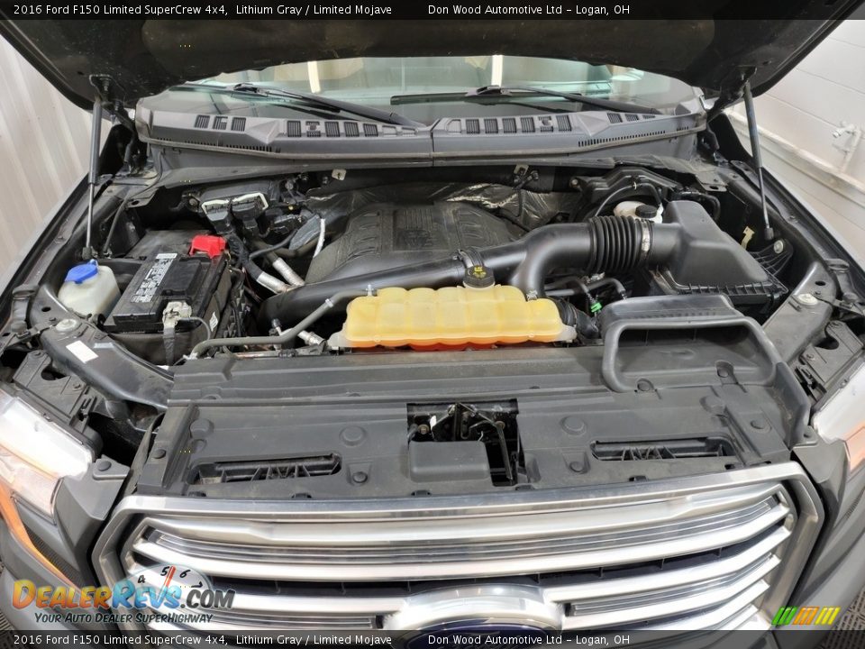 2016 Ford F150 Limited SuperCrew 4x4 Lithium Gray / Limited Mojave Photo #12