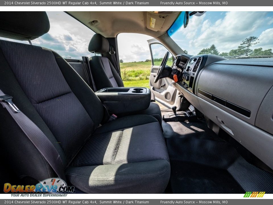 2014 Chevrolet Silverado 2500HD WT Regular Cab 4x4 Summit White / Dark Titanium Photo #26