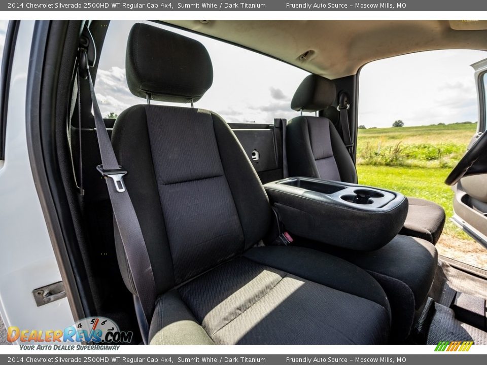 2014 Chevrolet Silverado 2500HD WT Regular Cab 4x4 Summit White / Dark Titanium Photo #27