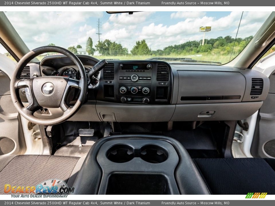 2014 Chevrolet Silverado 2500HD WT Regular Cab 4x4 Summit White / Dark Titanium Photo #28