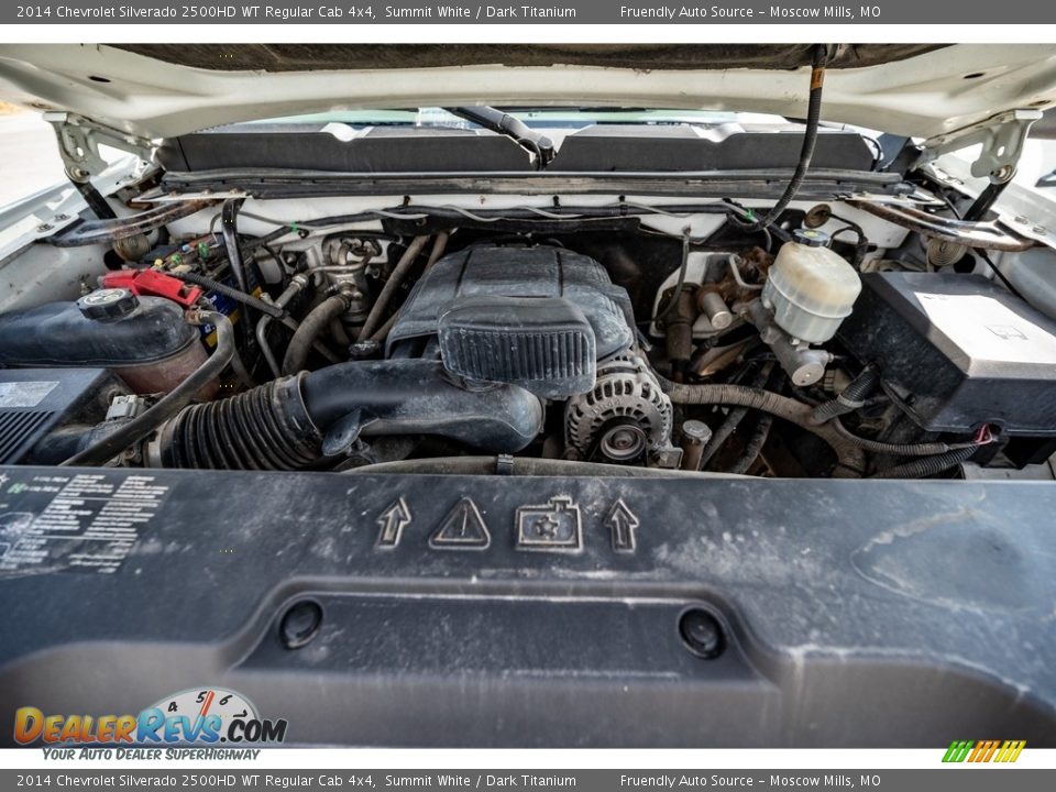 2014 Chevrolet Silverado 2500HD WT Regular Cab 4x4 Summit White / Dark Titanium Photo #30