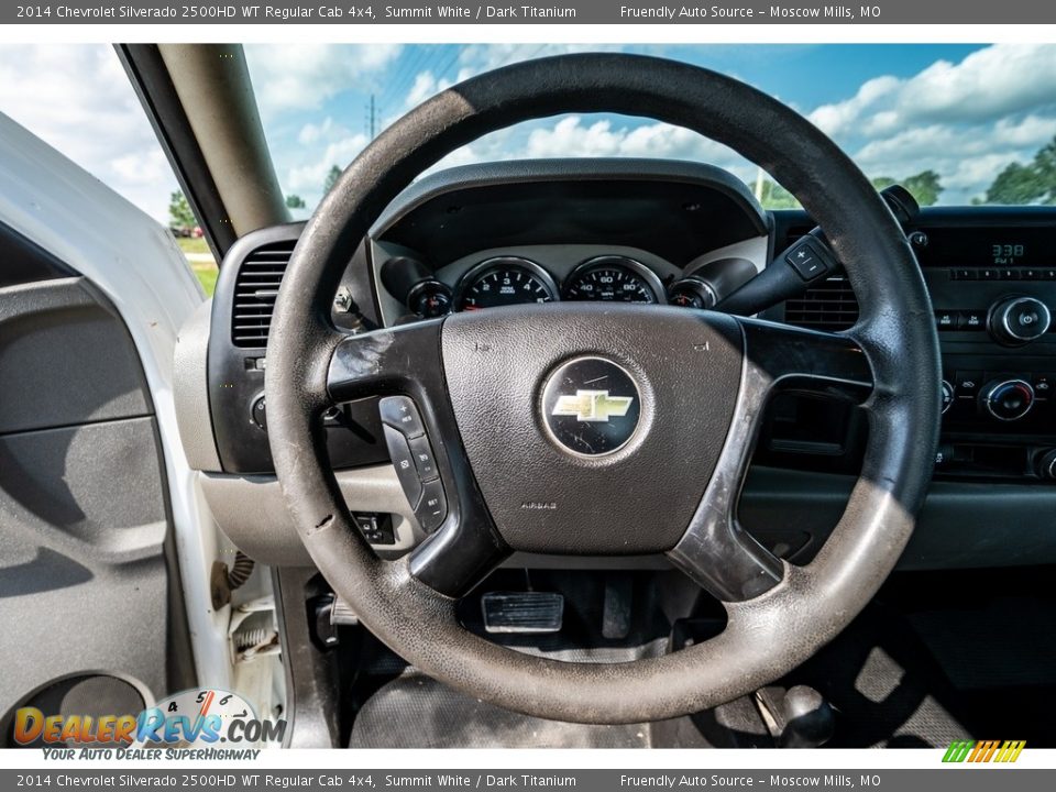 2014 Chevrolet Silverado 2500HD WT Regular Cab 4x4 Summit White / Dark Titanium Photo #31