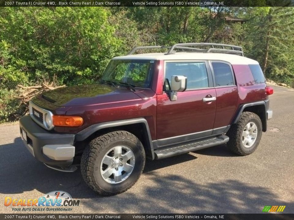 2007 Toyota FJ Cruiser 4WD Black Cherry Pearl / Dark Charcoal Photo #1