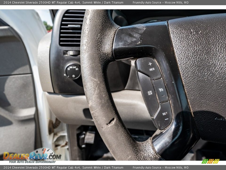 2014 Chevrolet Silverado 2500HD WT Regular Cab 4x4 Summit White / Dark Titanium Photo #32