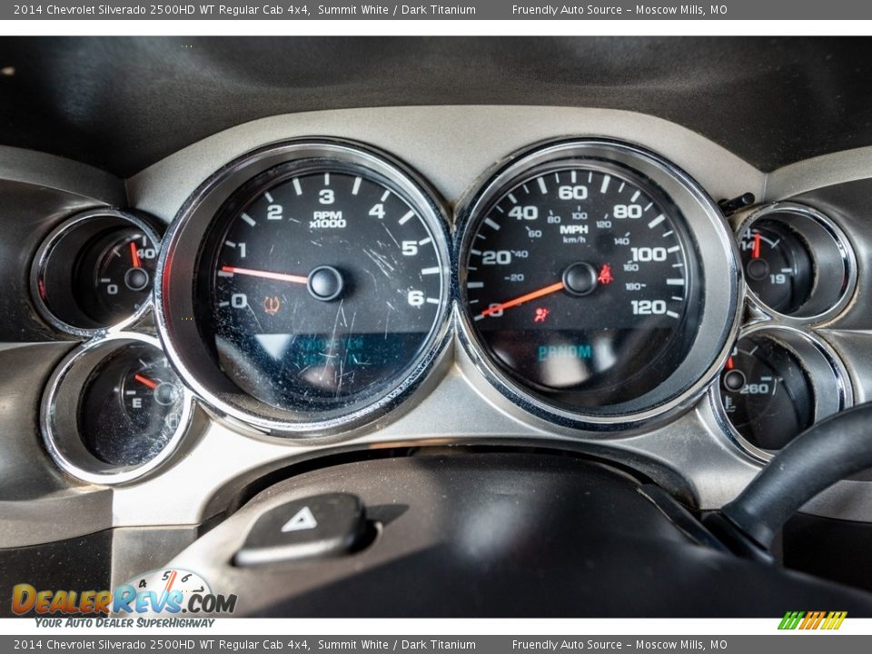 2014 Chevrolet Silverado 2500HD WT Regular Cab 4x4 Summit White / Dark Titanium Photo #33