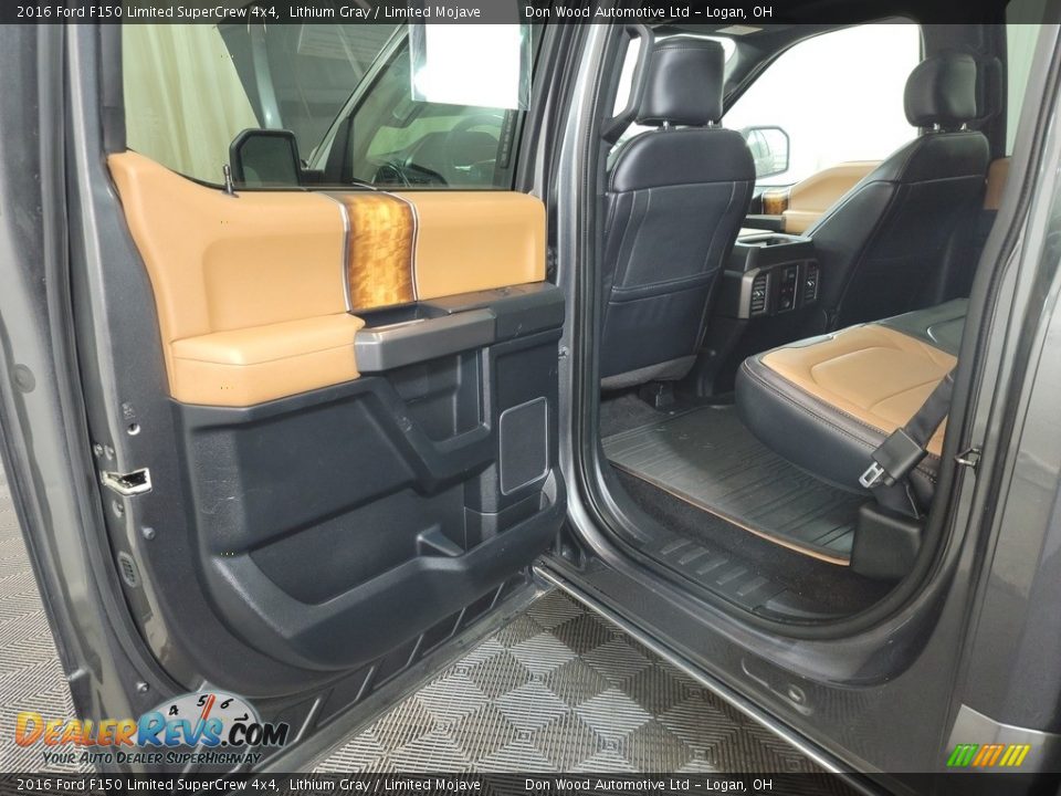 2016 Ford F150 Limited SuperCrew 4x4 Lithium Gray / Limited Mojave Photo #25