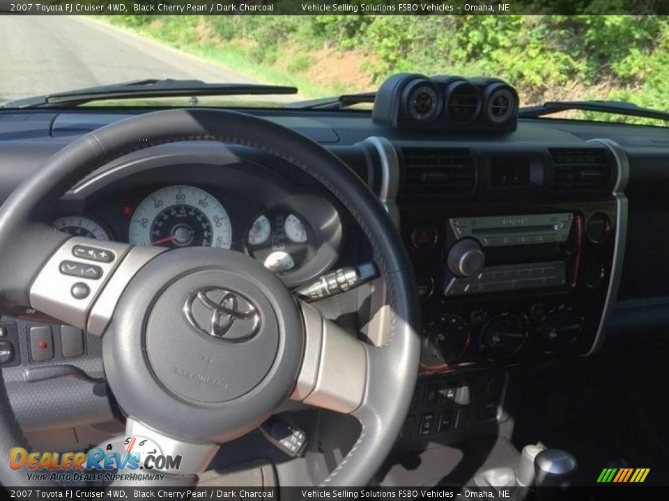 2007 Toyota FJ Cruiser 4WD Black Cherry Pearl / Dark Charcoal Photo #6