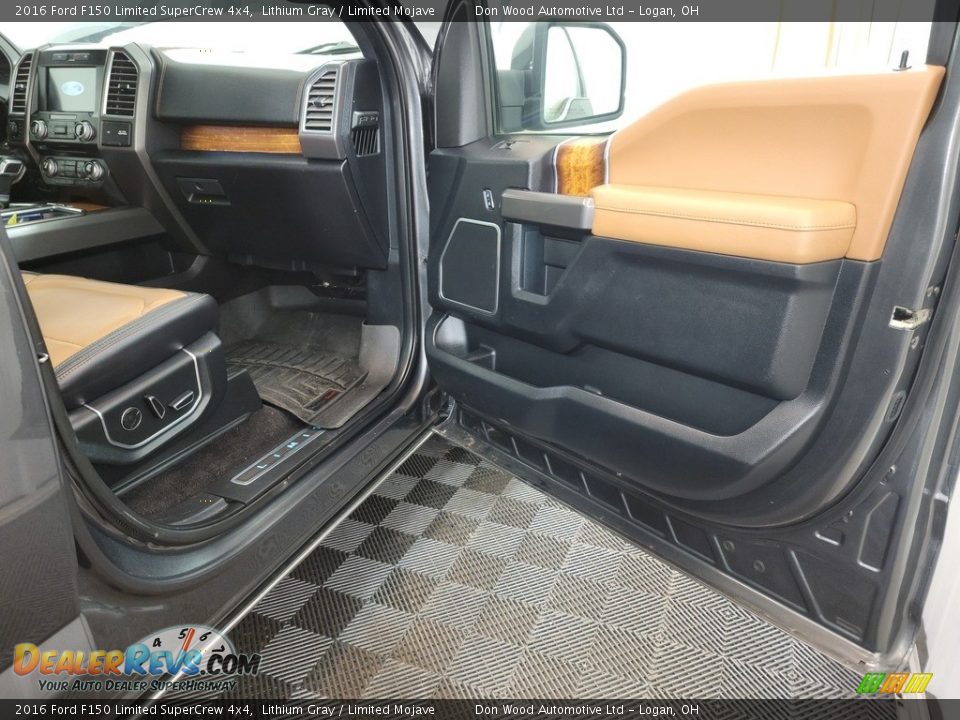 2016 Ford F150 Limited SuperCrew 4x4 Lithium Gray / Limited Mojave Photo #29