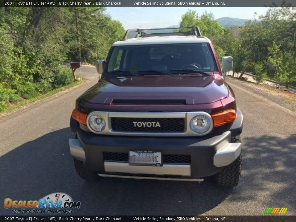 2007 Toyota FJ Cruiser 4WD Black Cherry Pearl / Dark Charcoal Photo #11