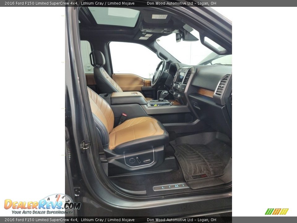 2016 Ford F150 Limited SuperCrew 4x4 Lithium Gray / Limited Mojave Photo #31