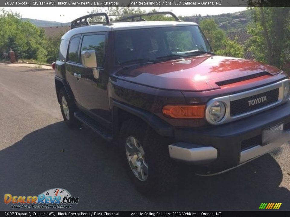 2007 Toyota FJ Cruiser 4WD Black Cherry Pearl / Dark Charcoal Photo #12