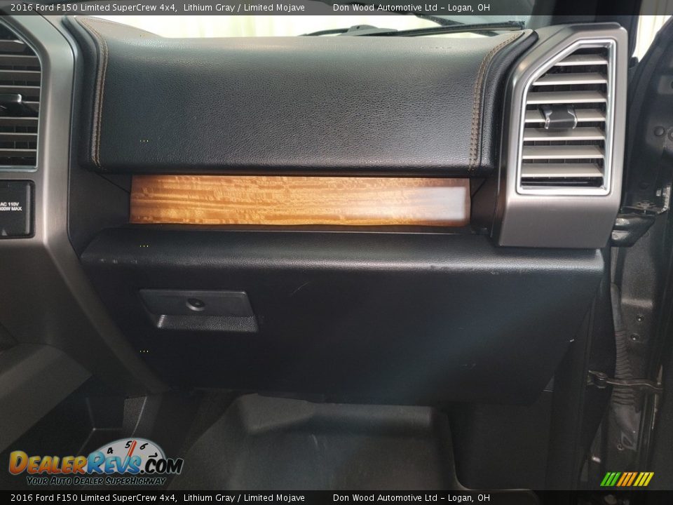 2016 Ford F150 Limited SuperCrew 4x4 Lithium Gray / Limited Mojave Photo #33