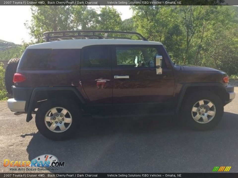 2007 Toyota FJ Cruiser 4WD Black Cherry Pearl / Dark Charcoal Photo #13