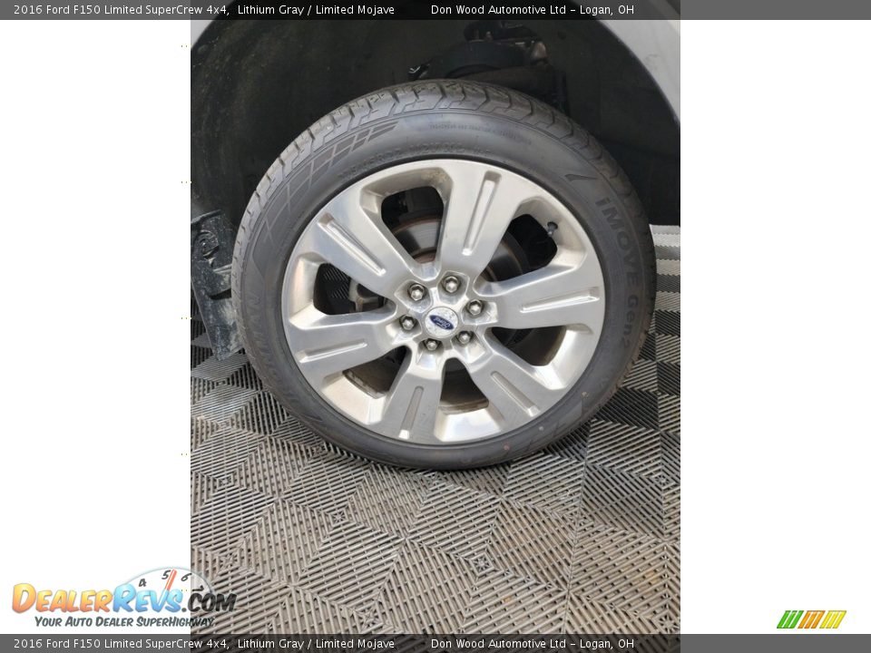 2016 Ford F150 Limited SuperCrew 4x4 Lithium Gray / Limited Mojave Photo #35