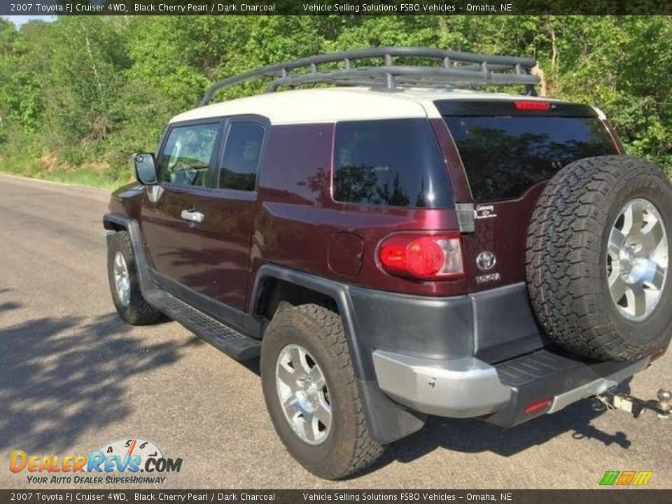 2007 Toyota FJ Cruiser 4WD Black Cherry Pearl / Dark Charcoal Photo #15