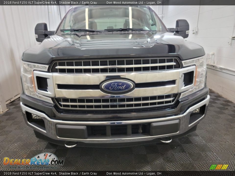 2018 Ford F150 XLT SuperCrew 4x4 Shadow Black / Earth Gray Photo #4