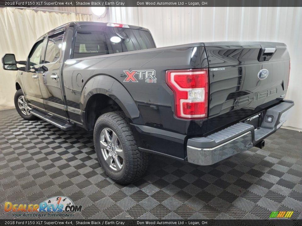2018 Ford F150 XLT SuperCrew 4x4 Shadow Black / Earth Gray Photo #6
