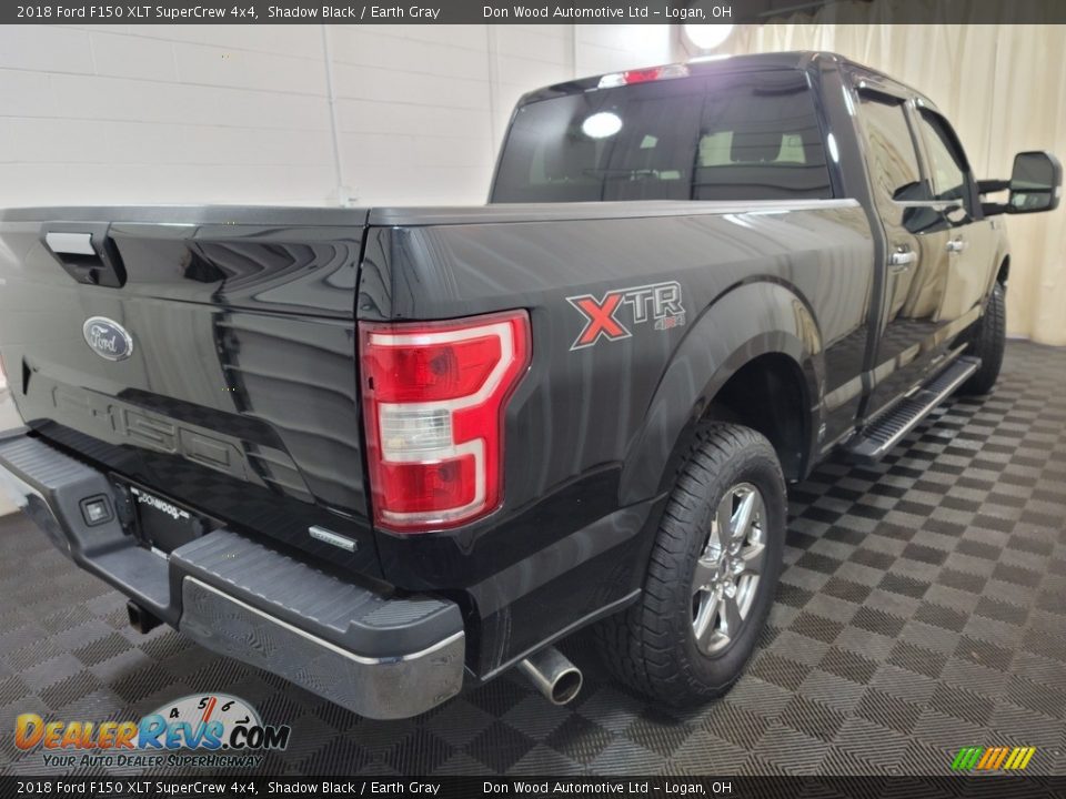 2018 Ford F150 XLT SuperCrew 4x4 Shadow Black / Earth Gray Photo #7