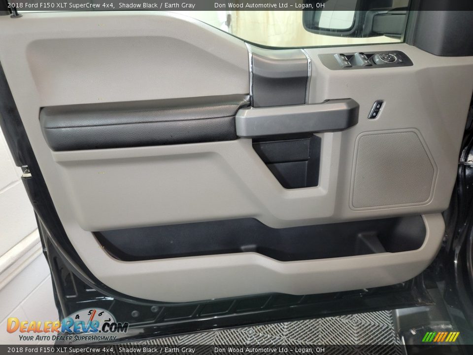 2018 Ford F150 XLT SuperCrew 4x4 Shadow Black / Earth Gray Photo #10