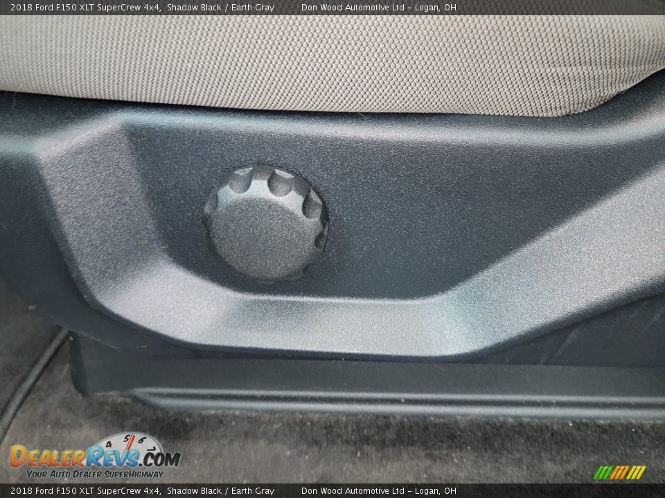 2018 Ford F150 XLT SuperCrew 4x4 Shadow Black / Earth Gray Photo #13