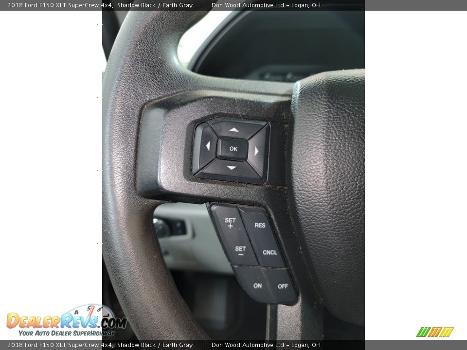 2018 Ford F150 XLT SuperCrew 4x4 Shadow Black / Earth Gray Photo #15