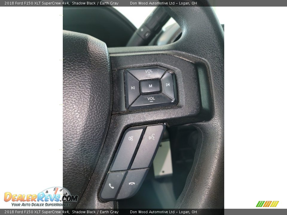 2018 Ford F150 XLT SuperCrew 4x4 Shadow Black / Earth Gray Photo #17