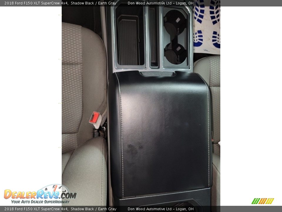 2018 Ford F150 XLT SuperCrew 4x4 Shadow Black / Earth Gray Photo #19