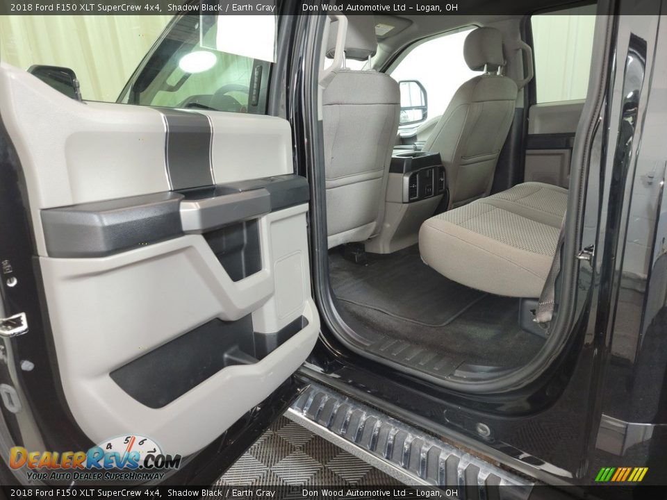 2018 Ford F150 XLT SuperCrew 4x4 Shadow Black / Earth Gray Photo #20