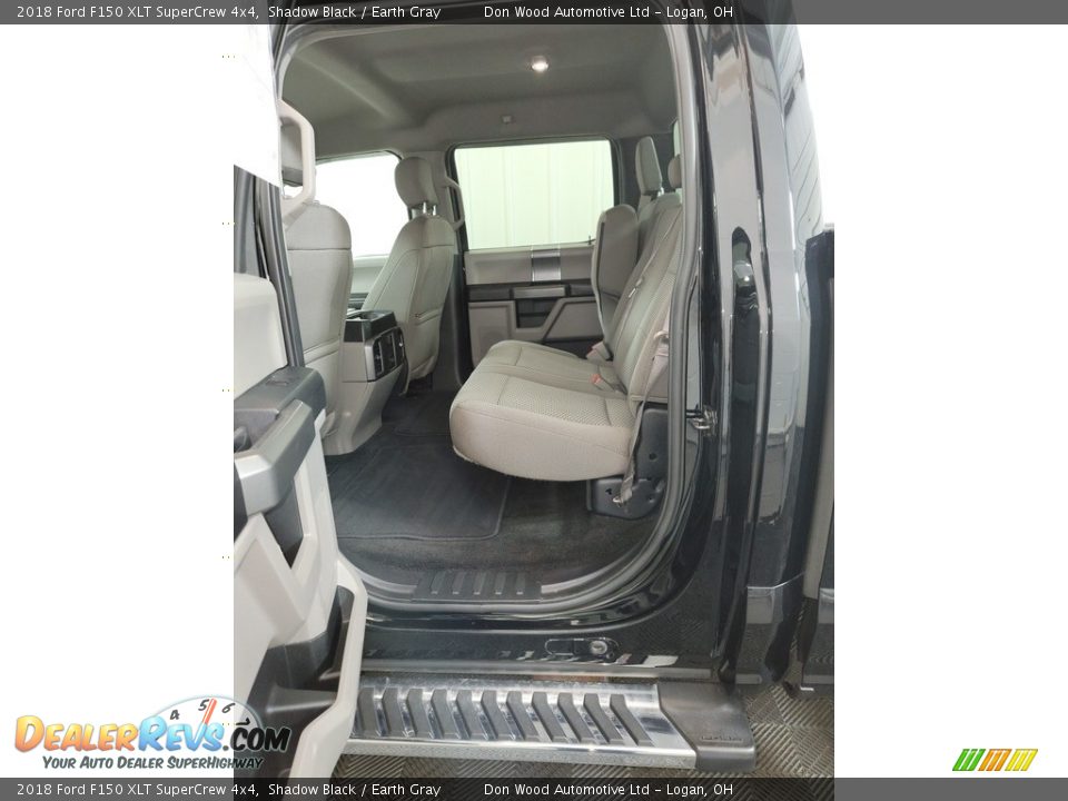 2018 Ford F150 XLT SuperCrew 4x4 Shadow Black / Earth Gray Photo #22