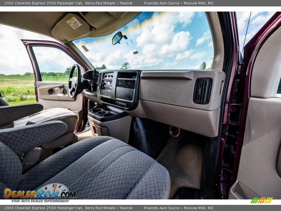 Dashboard of 2003 Chevrolet Express 2500 Passenger Van Photo #28