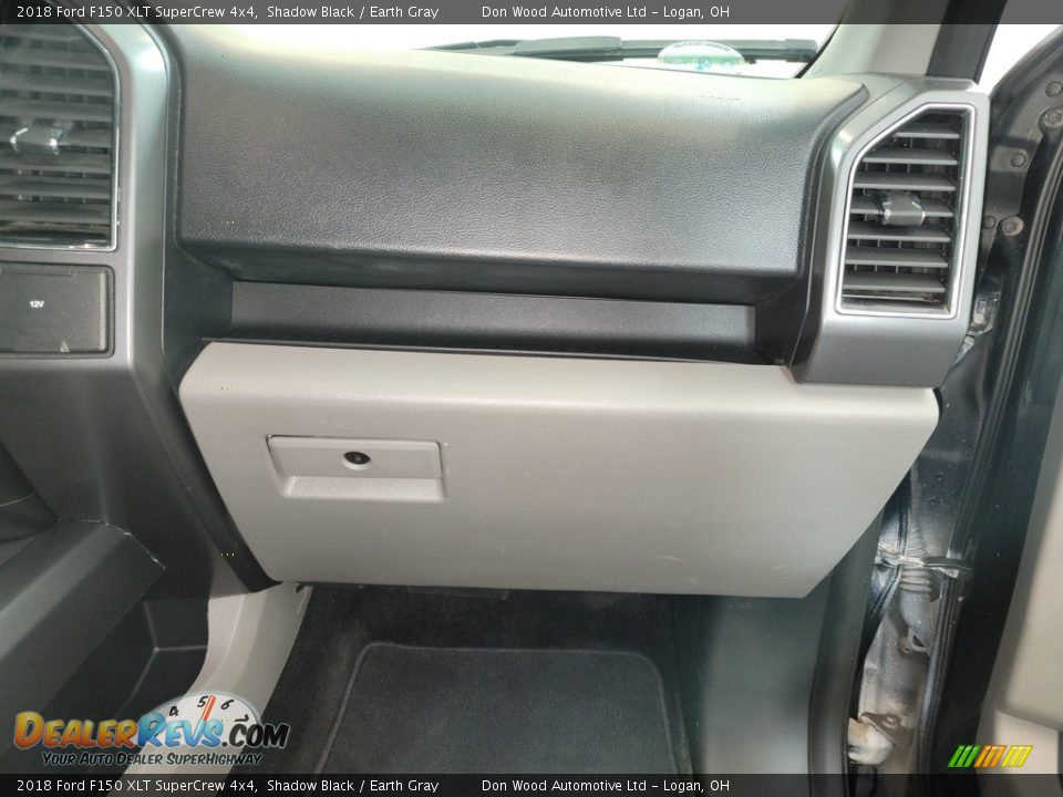 2018 Ford F150 XLT SuperCrew 4x4 Shadow Black / Earth Gray Photo #27