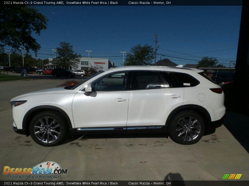 2021 Mazda CX-9 Grand Touring AWD Snowflake White Pearl Mica / Black Photo #6