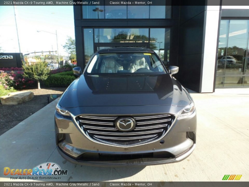 2021 Mazda CX-9 Touring AWD Machine Gray Metallic / Sand Photo #2